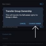 confirm group ownership