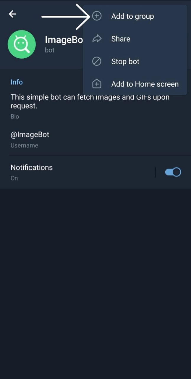 Add Telegram Bots to Groups